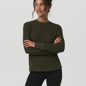 Vuori Womens Long Sleeve Waffle Top